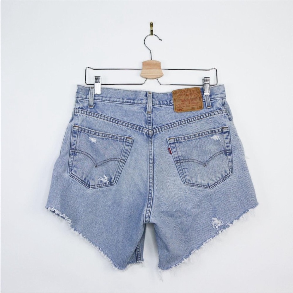 Vintage Levi's 560 High Waisted Jean Shorts